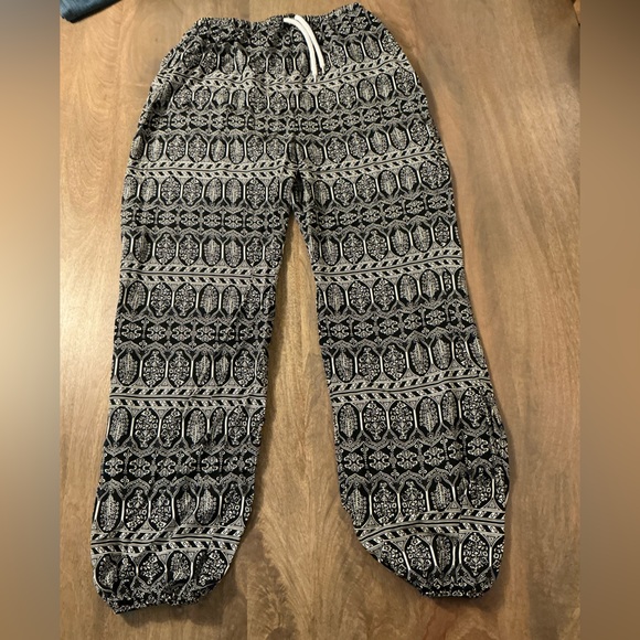 Boho lightweight drawstring pants - Picture 4 of 6